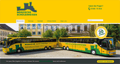 Desktop Screenshot of maerkische-schuelerreisen.de